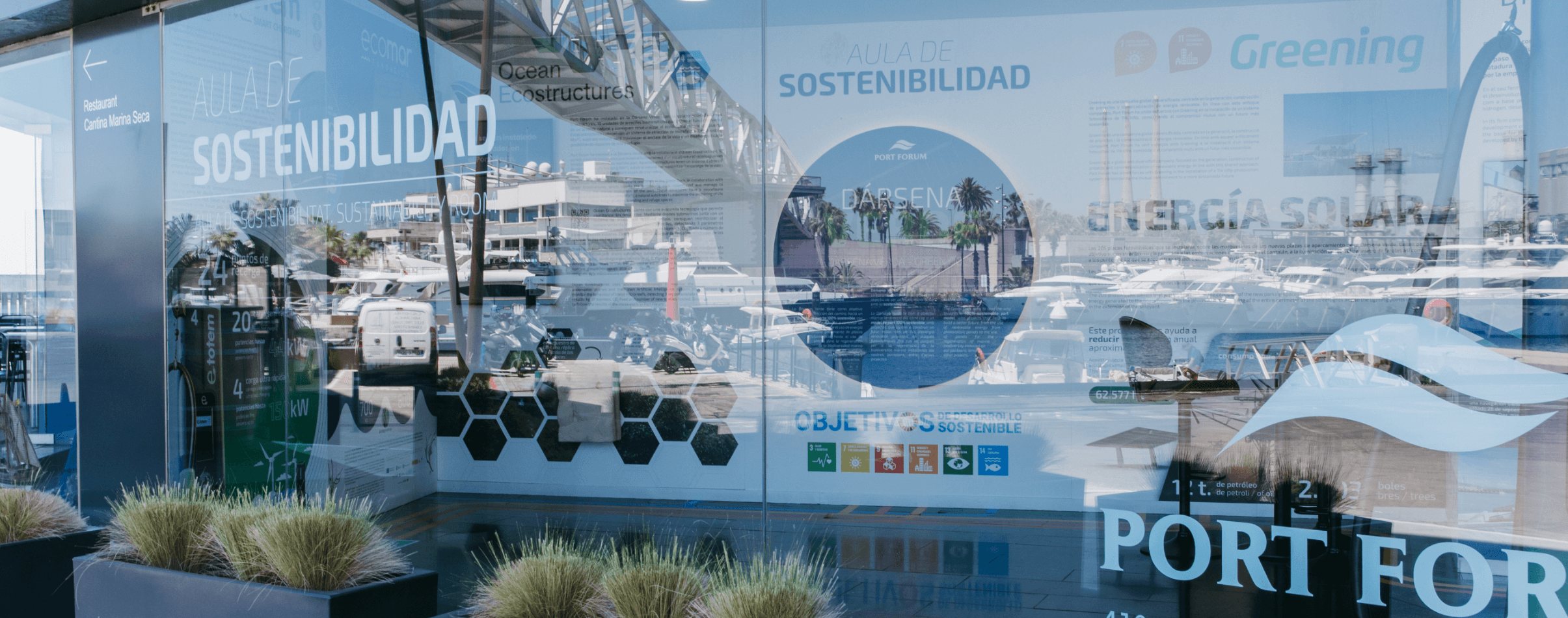 Aula de sostenibilidad en Port Fòrum