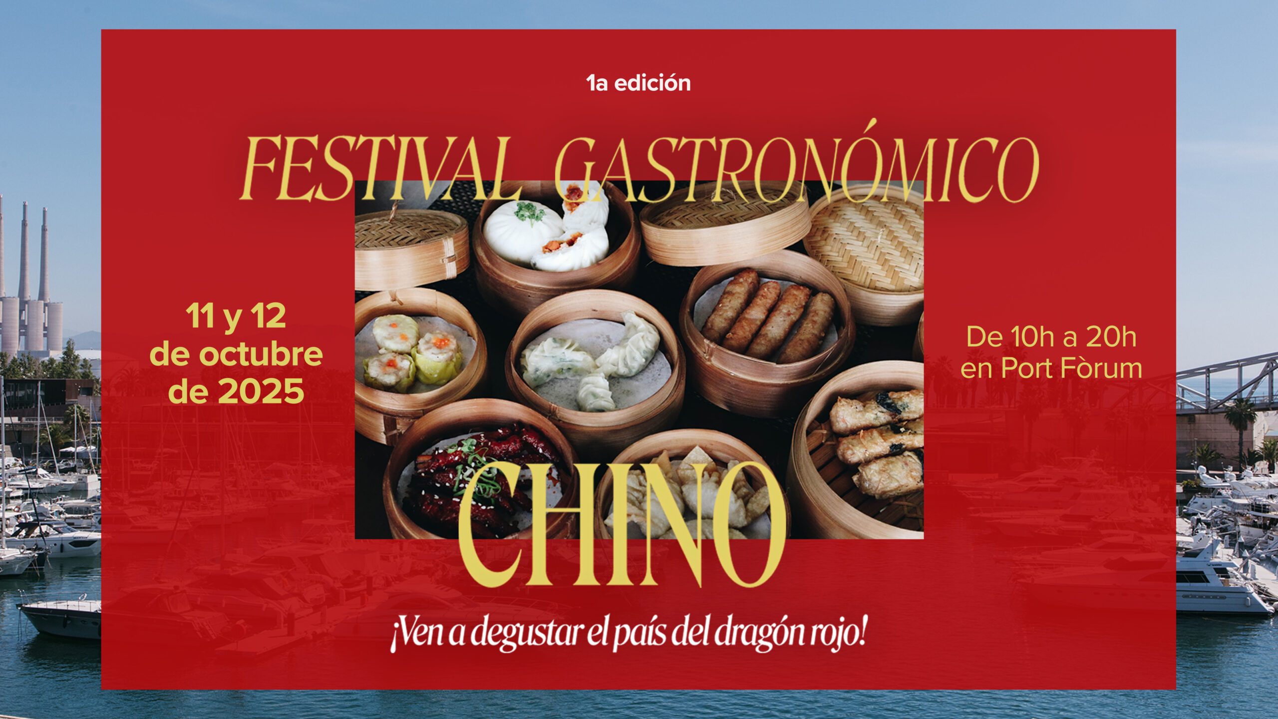 Festival Gastronómico Chino en Port Fòrum