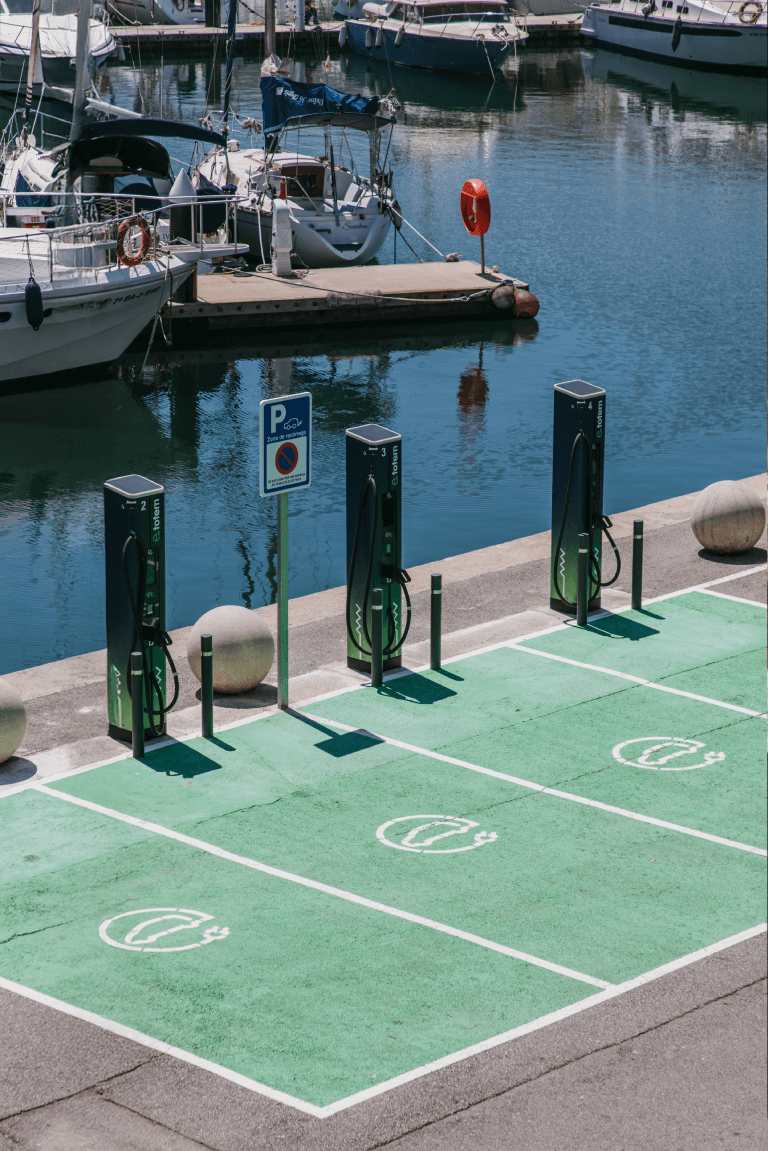 Estaciones de carga para vehículos eléctricos en Port Fòrum